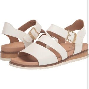 Dr. Scholl's Shoes Women's Island Glow Strappy Flat Sandal orthopedic